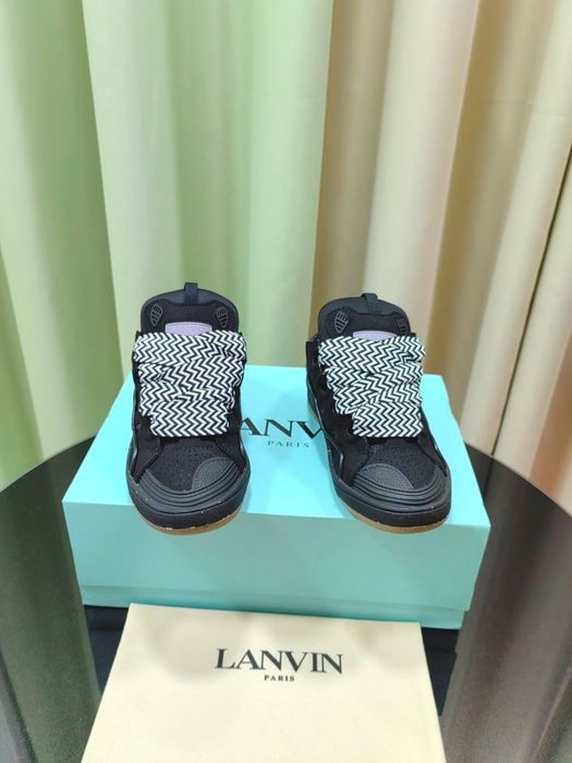 ‼️ХІТ СЕЗОНУ‼️ Кросівки Lanvin curb (Кеди,Ланвін,Чорні)
