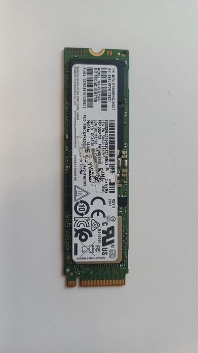 Dysk Samsung 256GB SSD NVMe, Gwarancja!