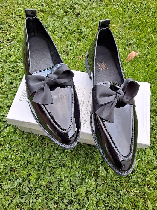 Mokasyny loafersy damskie