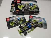 Lego 8256 Zestaw Pudełko Instrukcja Kompletny Technic Gokart 2w1