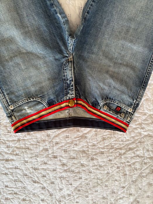 calças de ganga vintage lion of porches