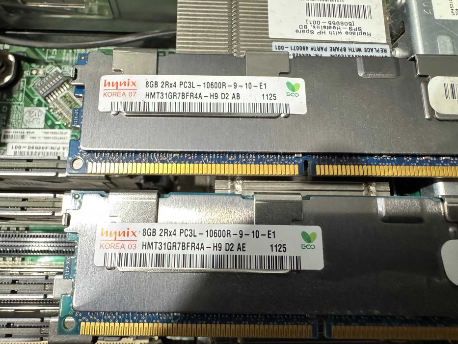 Серверна оперативна память памʼять RAM DDR3 2\4\8\16\32Gb з HP C7000