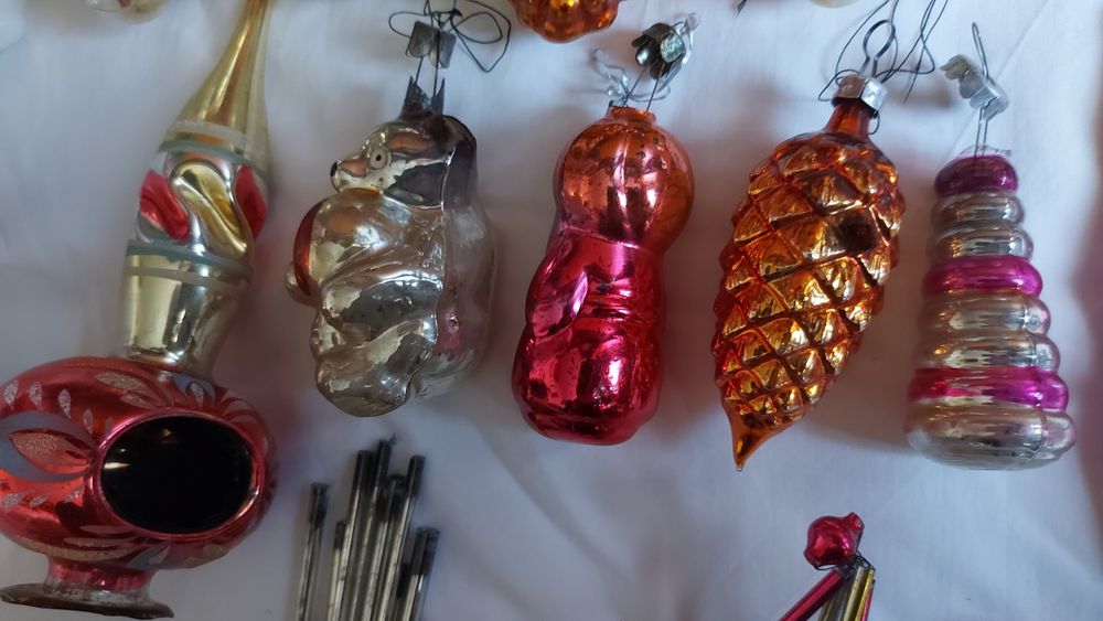 Елка, мини игрушки. Елочные игрушки СССР