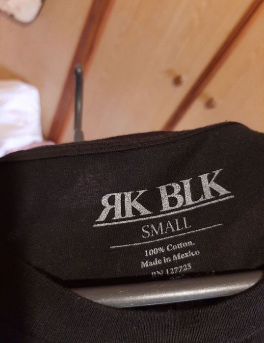 Футболка с принтом ЯK BLK,Хлопок ,размер S