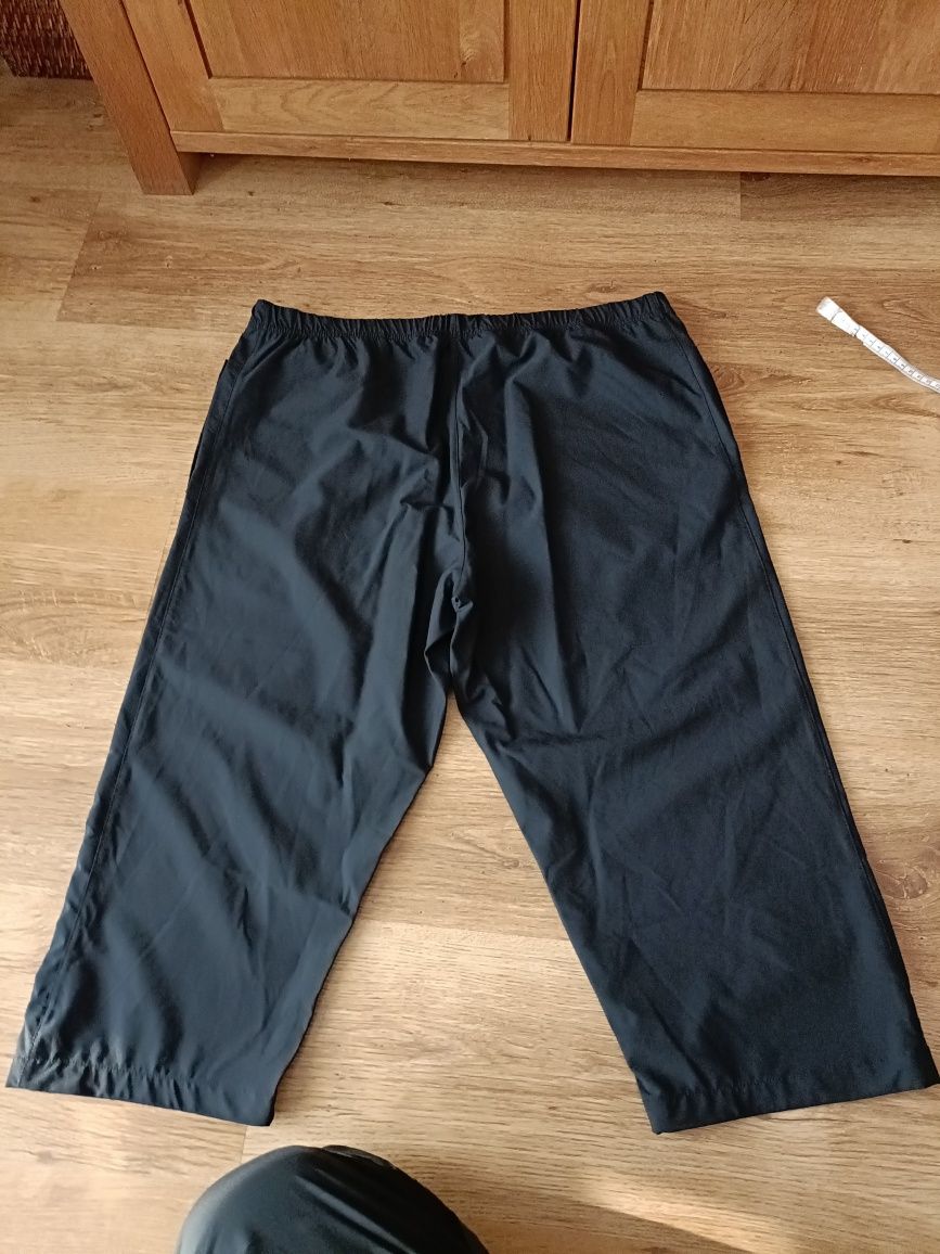 Spodenki damskie Endurance 44 xl czarne 3/4 sportowe 42 spodnie