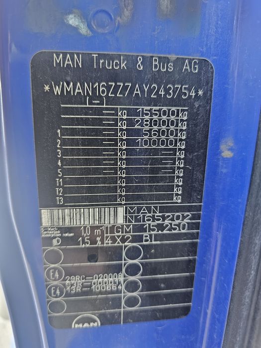 MAN TGM 15.250 4x2BL