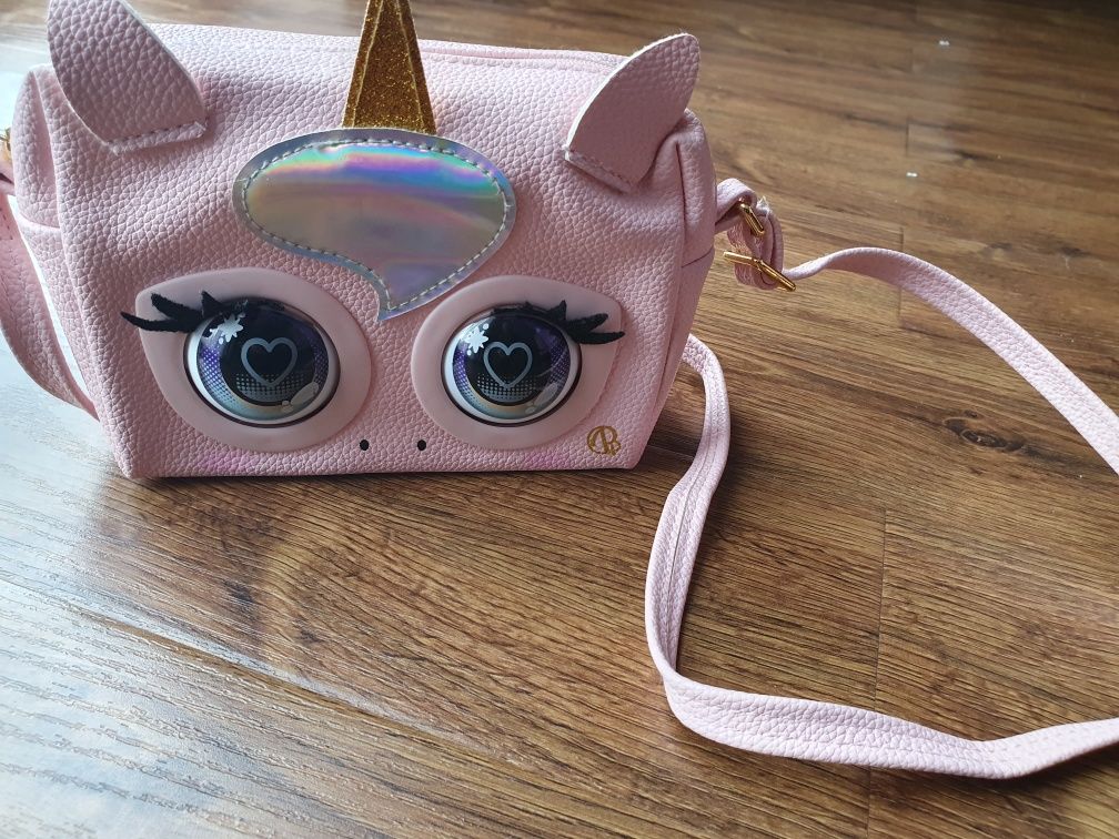 Torebka interaktywna z oczami Purse Pets Glamicorn dźwięk