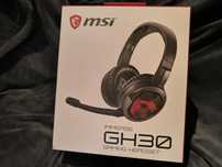 Słuchawki gamingowe MSI Immerse GH30 czarne 3,5mm pilot na kablu