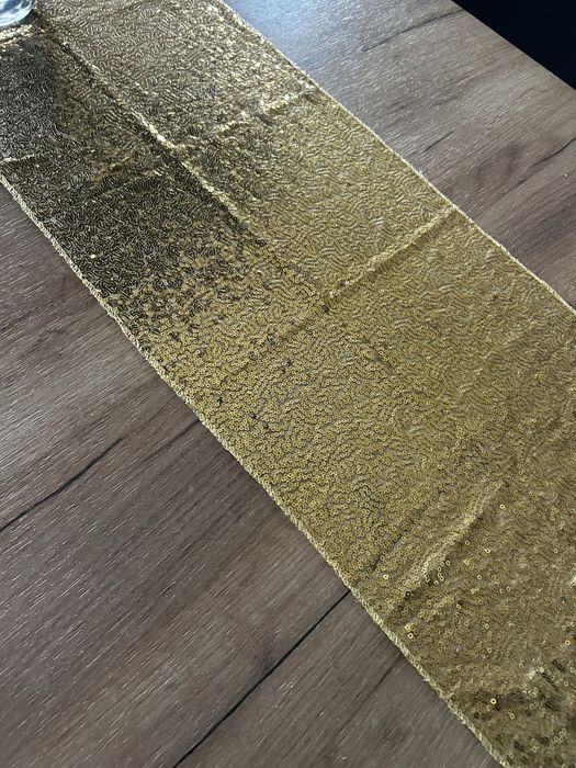 Bieznik 180 cm zloty