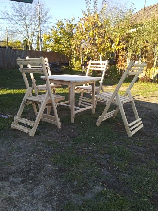 Пропоную садову мебель та фуганок