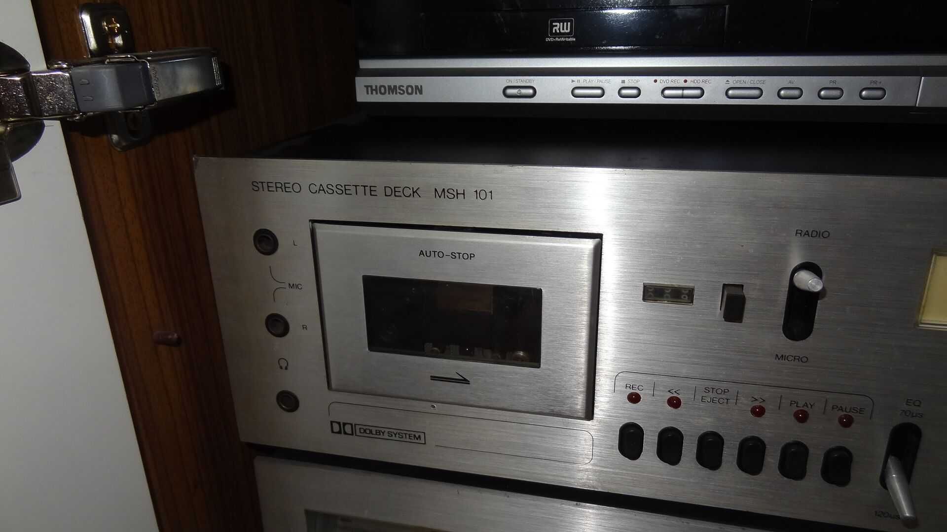 Wieża Unitra- Magnetofon MSH 101 + Tuner TSH 113+Wzmacniacz WS-303.