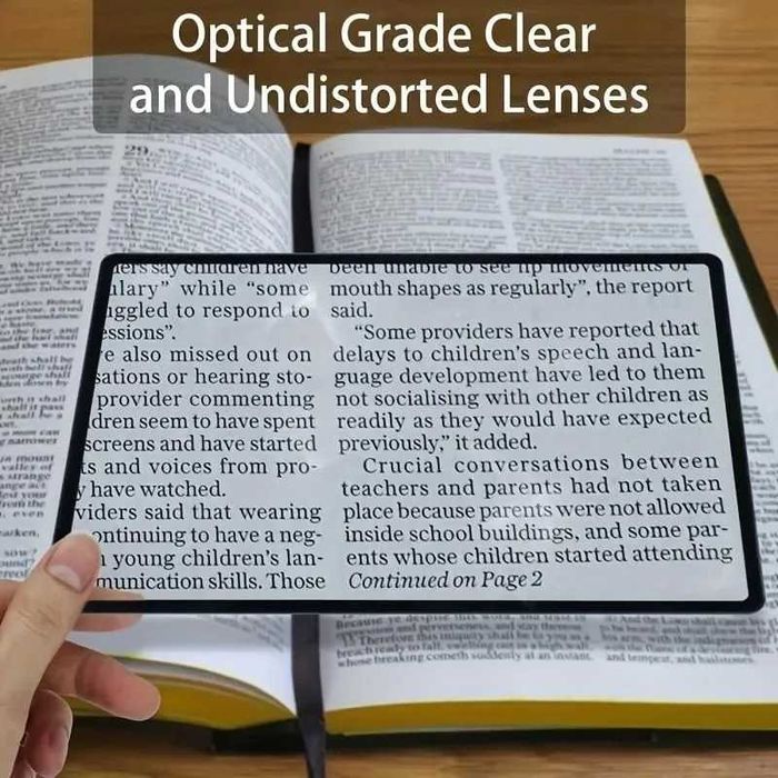 Збільшуюче скло | Лупа для чтения | Линза Френеля | Увеличение X3