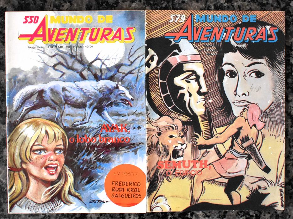 Lote de 6 revistas "Mundo de Aventuras"