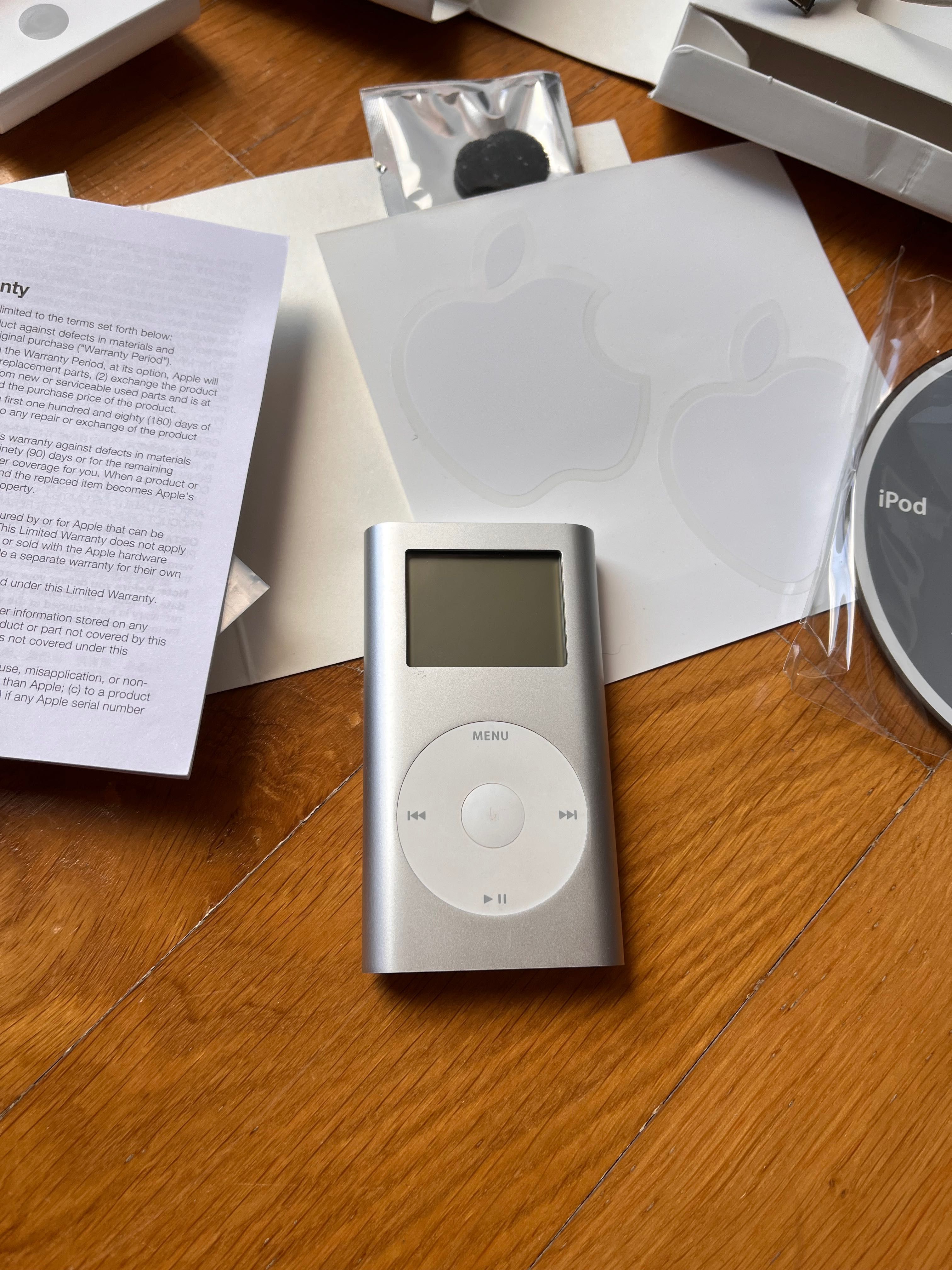 Apple iPod Mini 4GB szary 1000 song PC + Mac