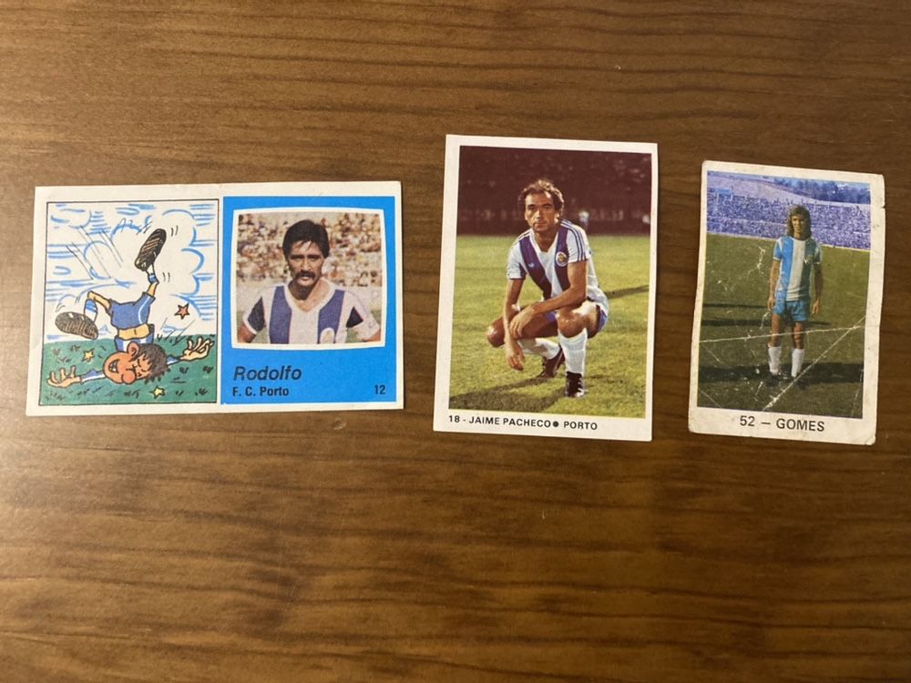 Lote 1: de cerca 125 cromos futebol clube do porto 70/80/90