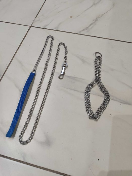 Ошейник с поводком (цепочка)