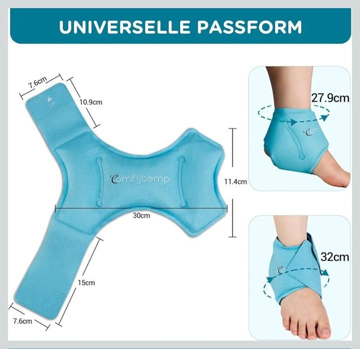 Kompres chłodzący Comfytemp Cooling Cuff Gel na kostkę i stopę