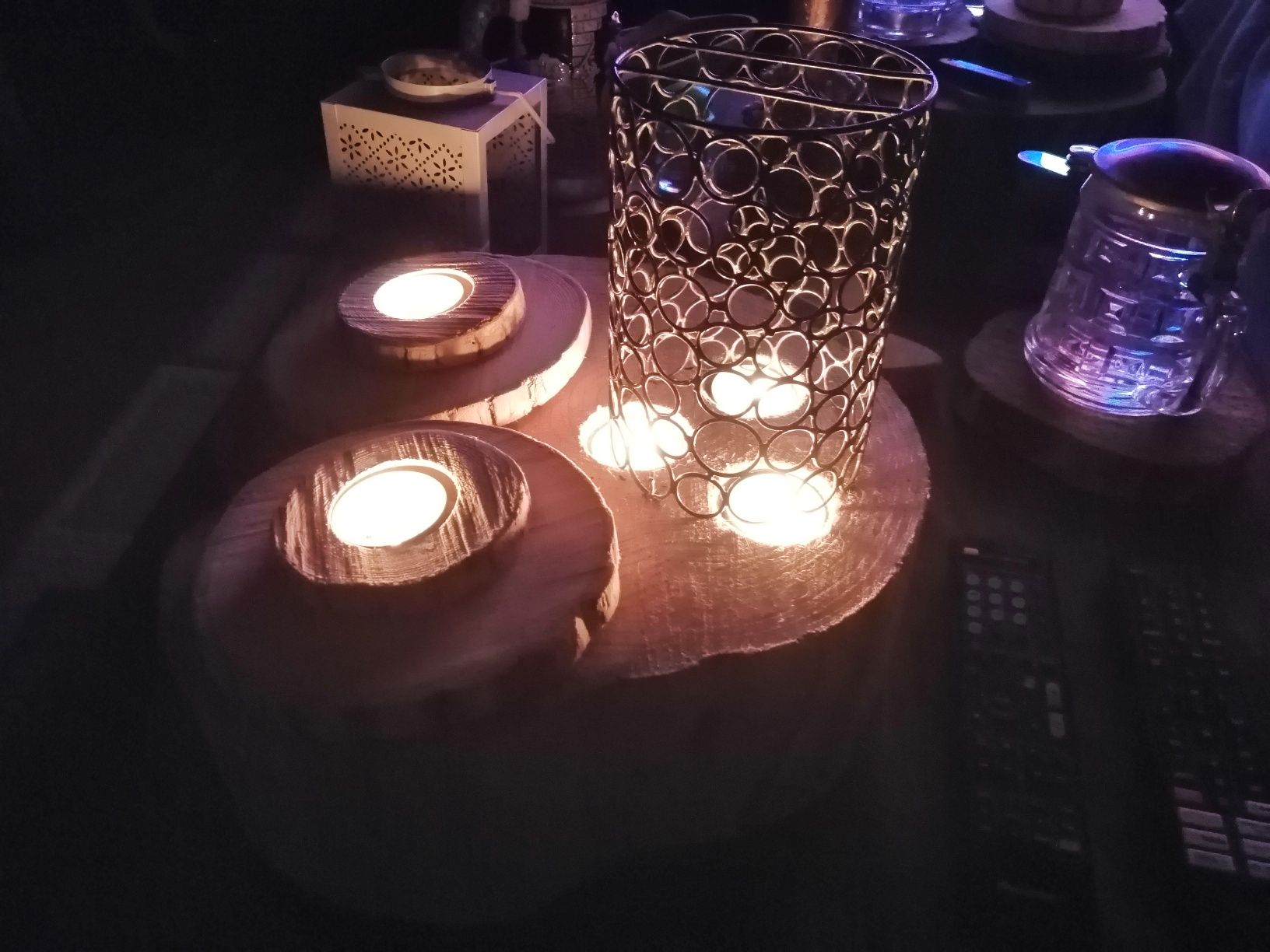 Castiçais para velas