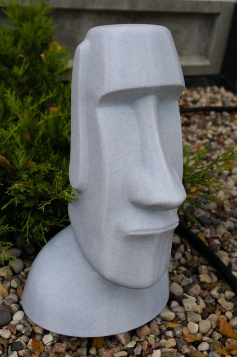 Rzeźba ogrodowa - Moai/Easter Island/Wyspy Wielkanocne - marmur