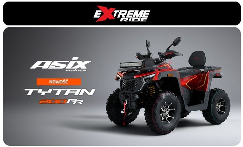 Quad ASIX Tytan 200 NOWOŚĆ  Transport Gwarancja Raty Serwis