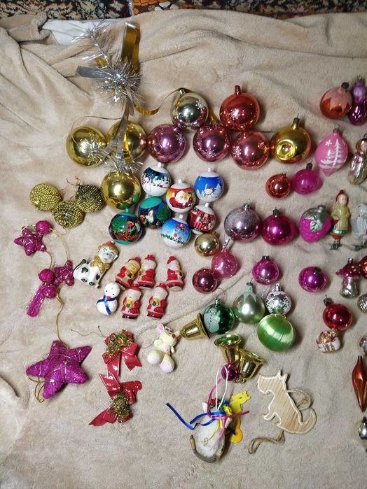 Ёлочные игрушки СССР Christmas tree decorations USSR Ялинкові прикраси