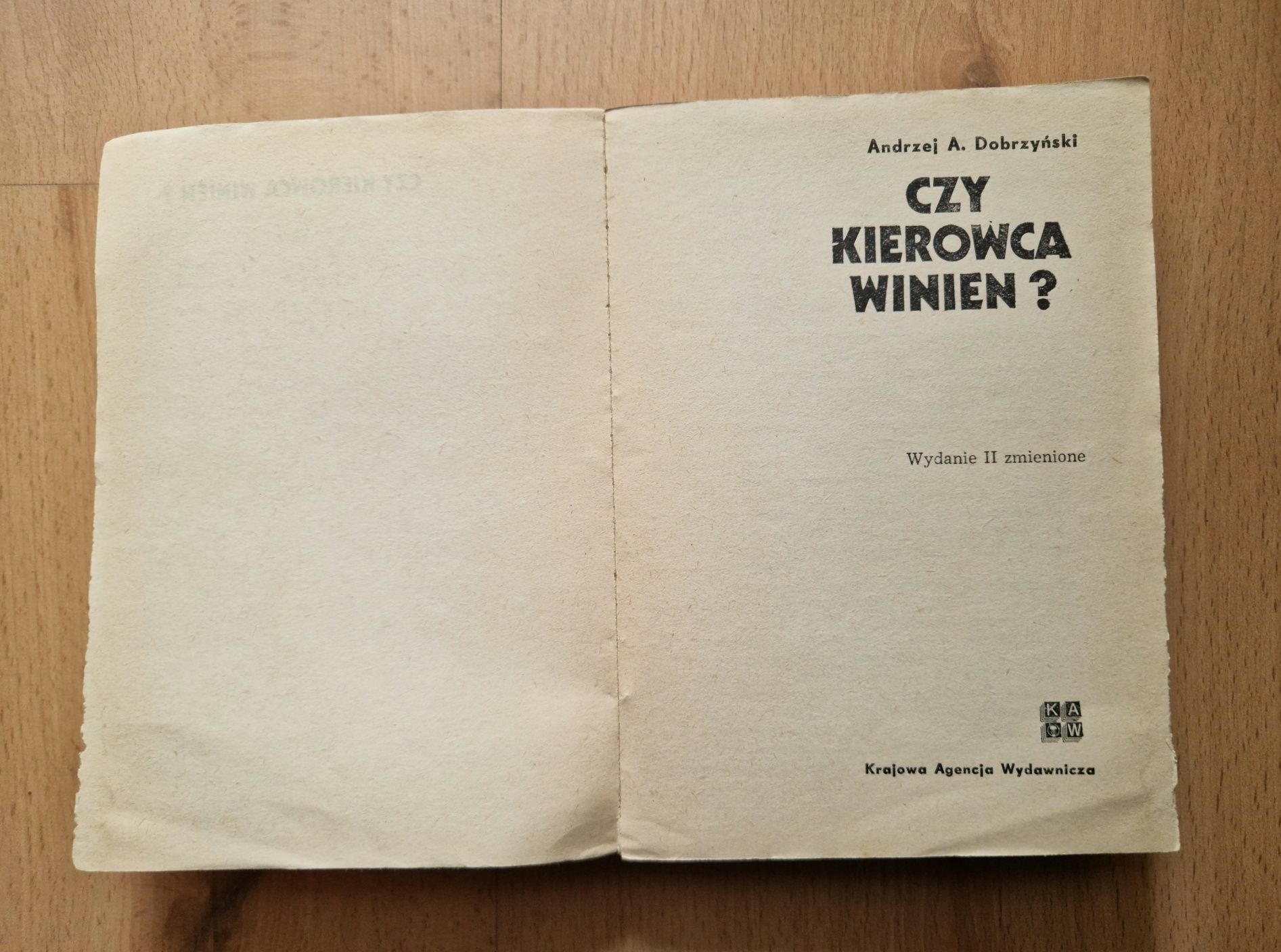Czy kierowca winien? - Andrzej A. Dobrzyński
