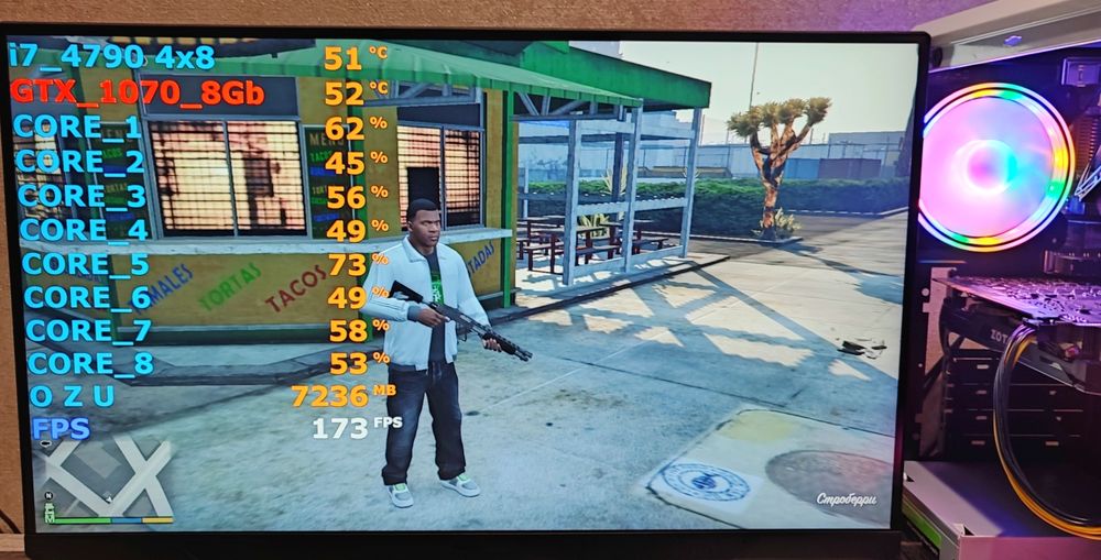 Игровой ПК i7 GTX1070 cs2 rust gtaV dota wot fortnite Компьютер