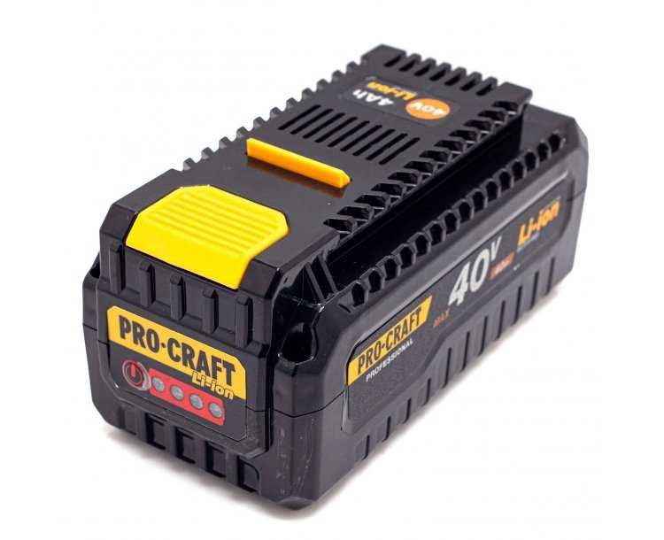 аккумуляторная батарея Procraft Battery 40в 4 А