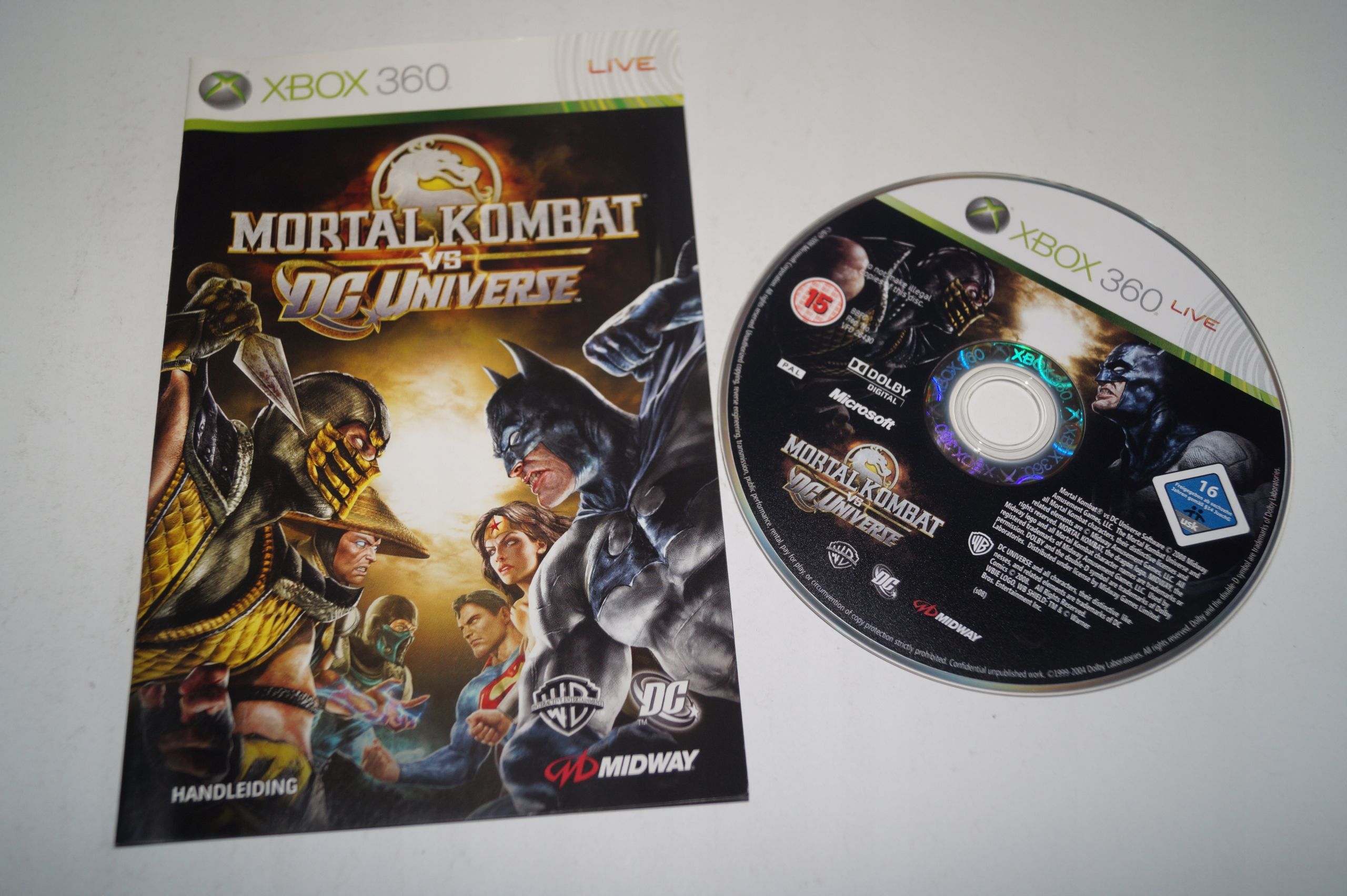 Mortal Kombat Vs Dc Universe Pudełkowa X360 Microsoft Xbox 360