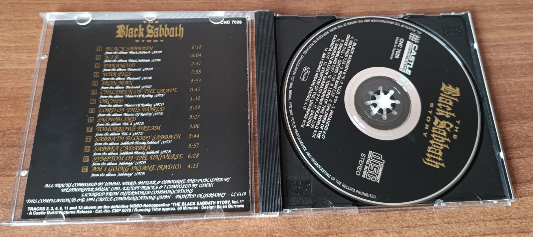 BLACK SABBATH - The Black Sabbath Story - cd