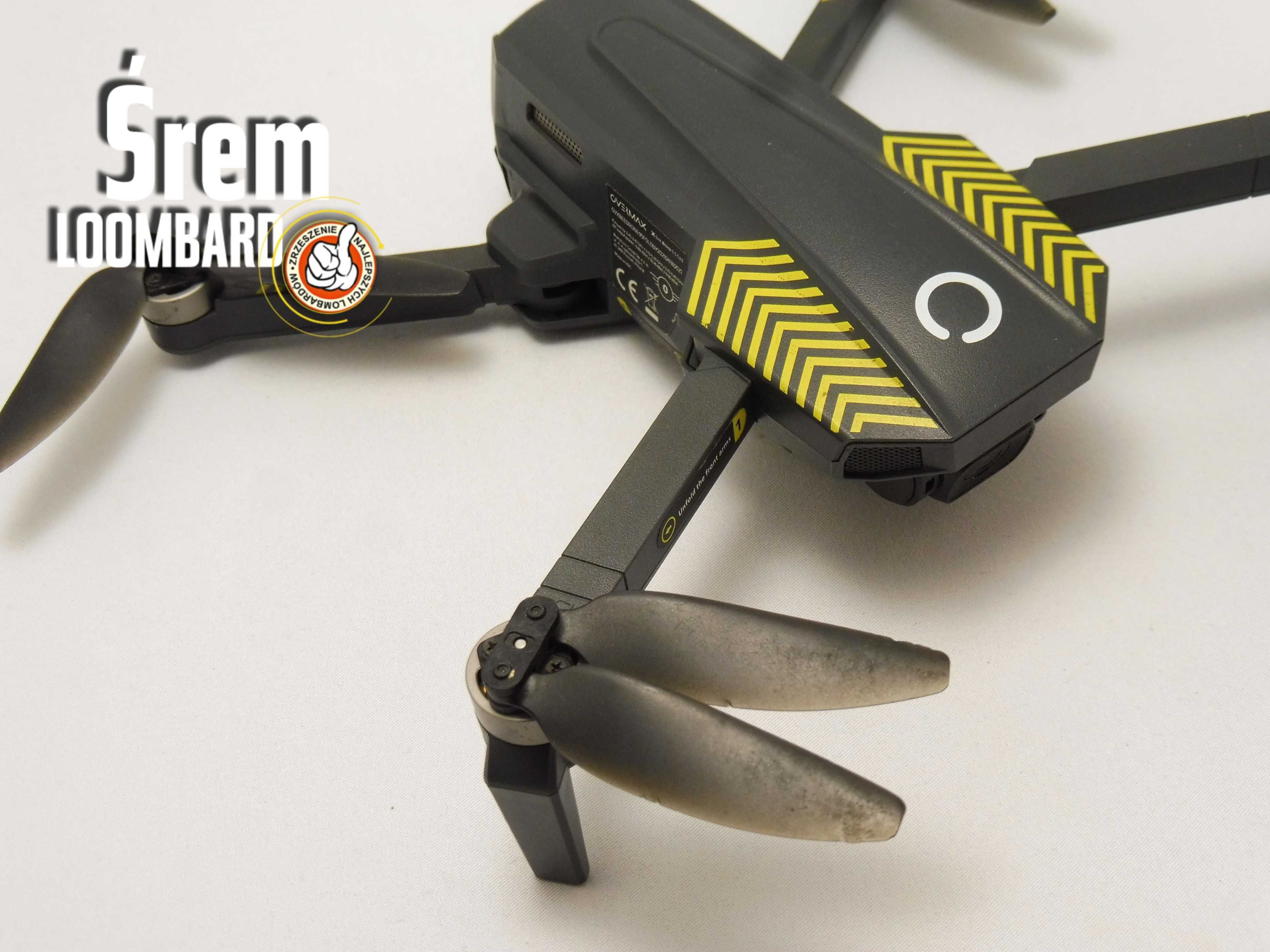 Dron Overmax X-Bee Drone 9.5 Fold, futerał, db stan!