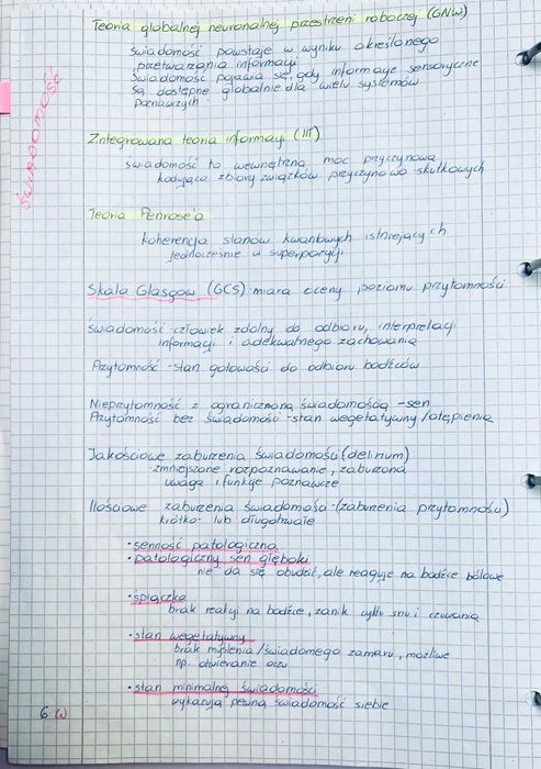 Notatki i skrypty z psychologii 1-3 rok studia materiały do nauki