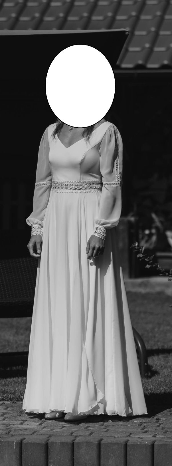 Suknia ślubna boho/rustykalna