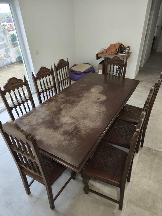 Conjunto Móveis Sala de Jantar Década de 70
