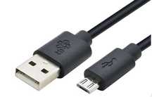Kabel Micro USB ładowarka do telefonu KRÓTKI 15-30cm czarny