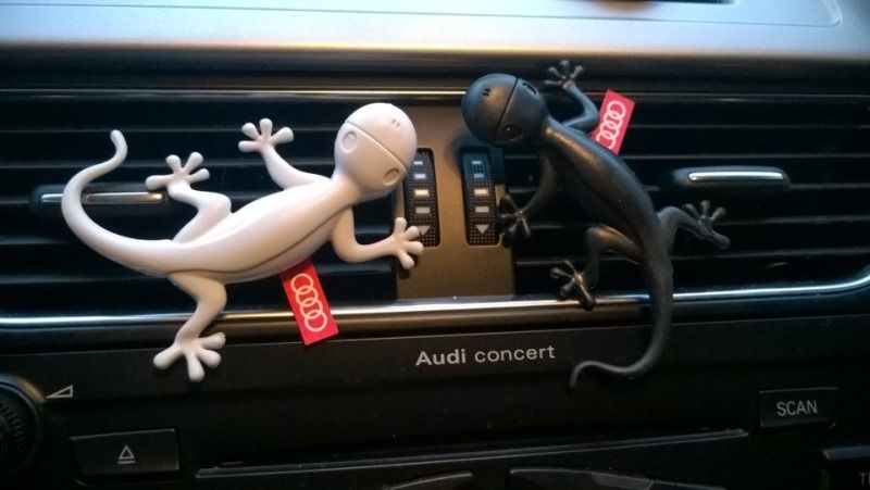 Ароматизатор Audi Оригінал Освіжувач повітря Геккон Пахучка Ящерка