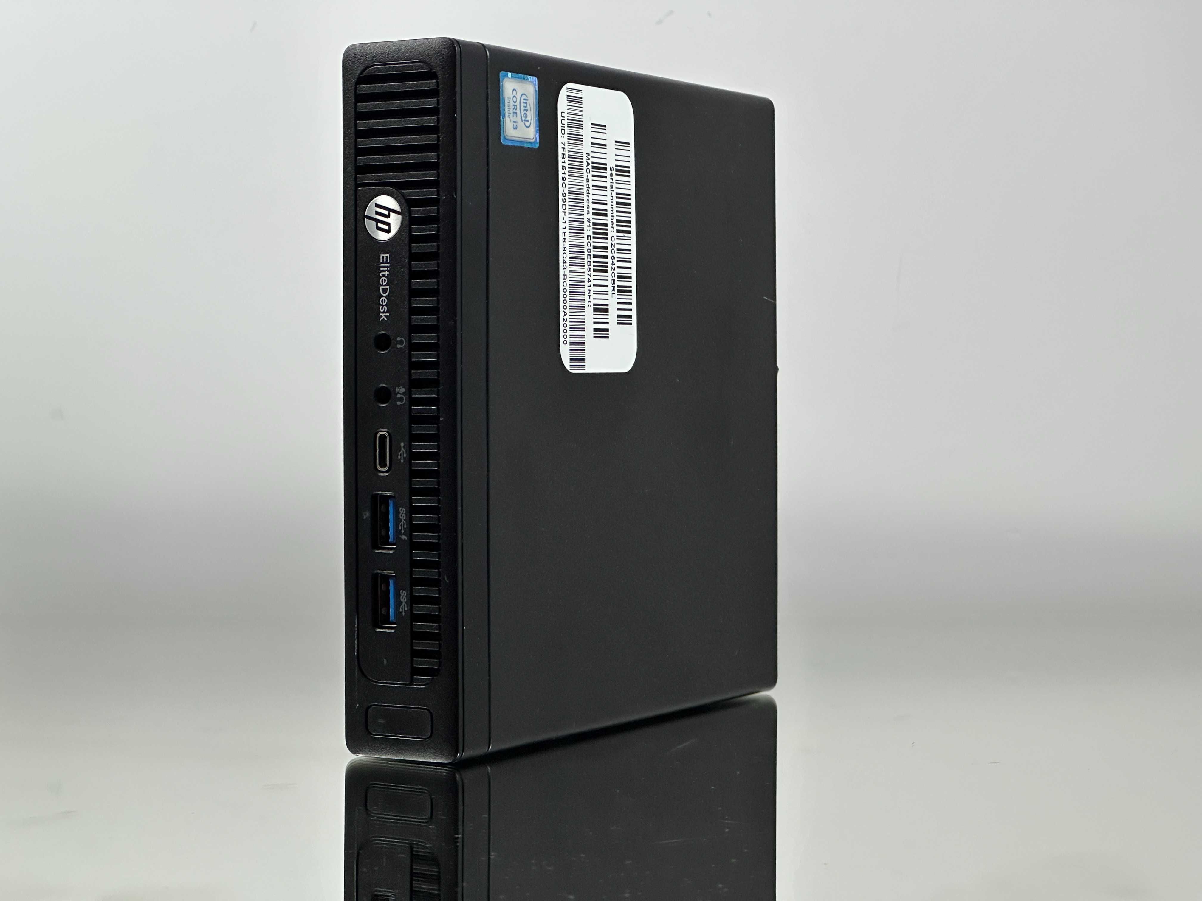 Komputer miniPC HP EliteDesk 800 G2 Tiny i3 8GB 256GB SSD Gwarancja