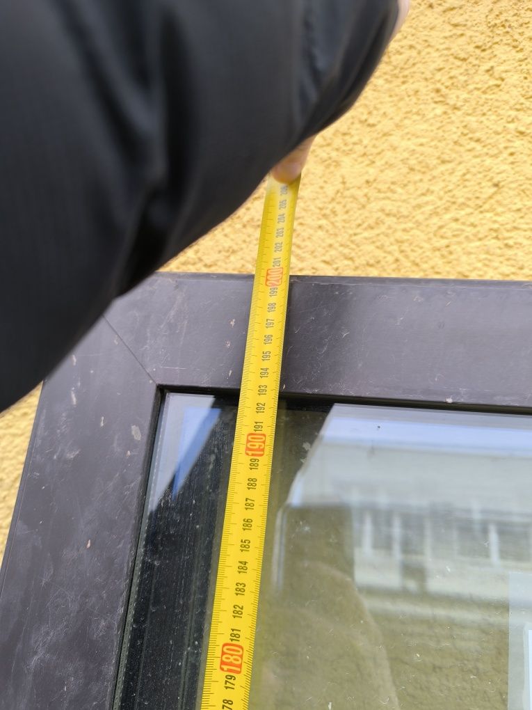 Sprzedam drzwi 90 cm po demontażu aluminiowe