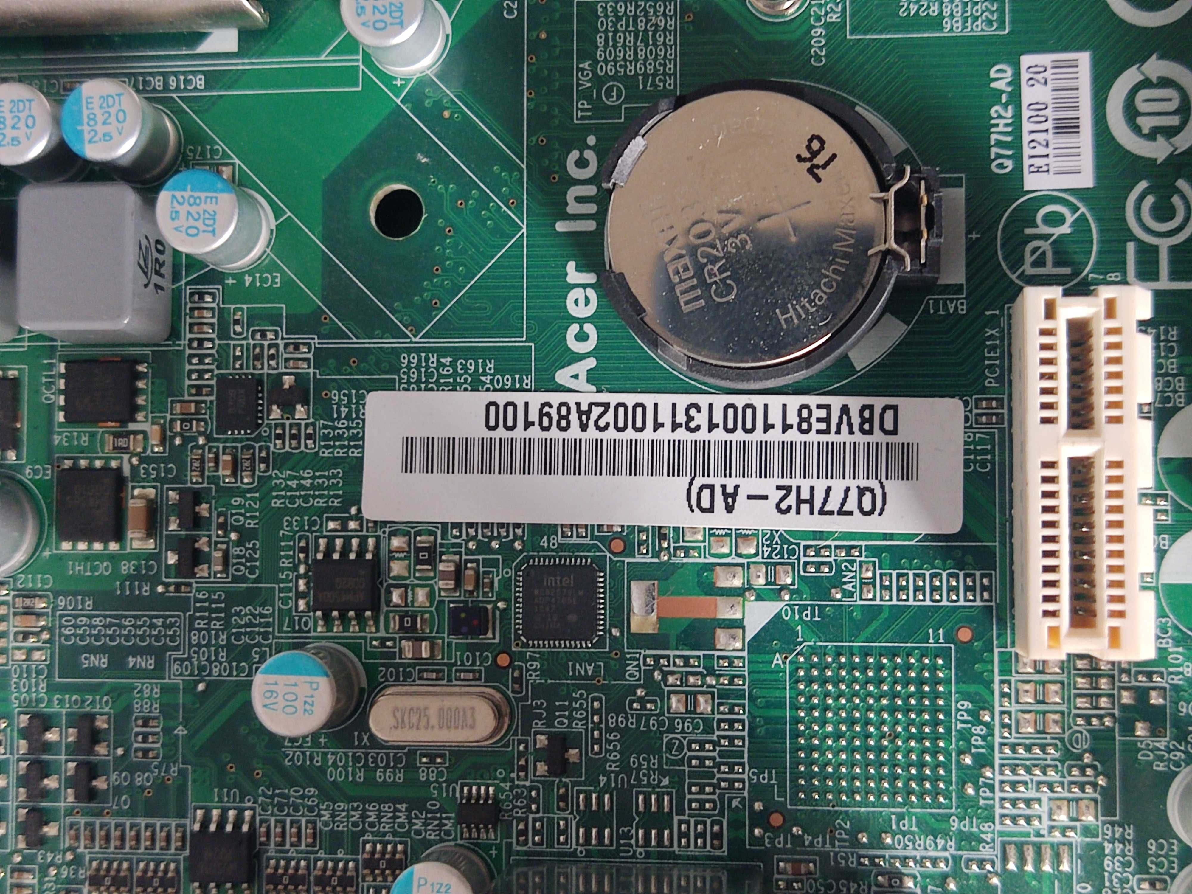 Płyta główna ACER Q77H2-AD i3-3220 8GB RAM USB3.0