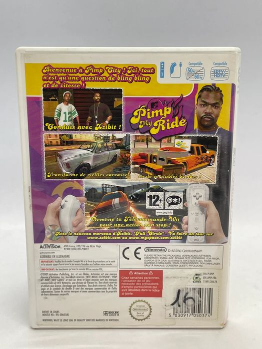 Pimp My Ride Nintendo Wii Po Angielsku