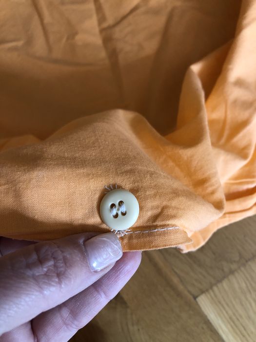 Підодіяльник розмір 175*200 см на двохспальну ковдру постіль оранжевий