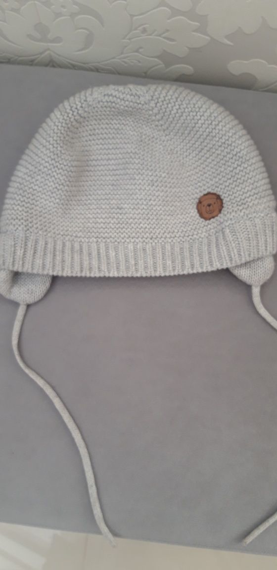 Dzianinowa czapka H&M 86/92