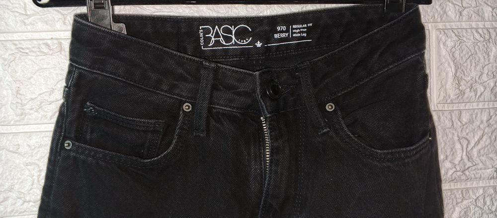 Джинси широкі чорні