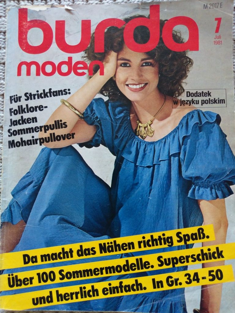 Burda wykroje 1981