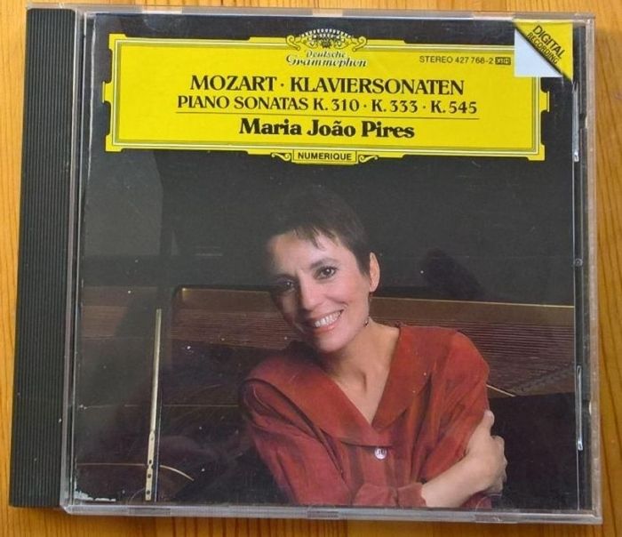 Mozart - Três sonatas piano CD (Mª J. Pires)