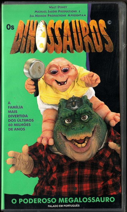 VHS - Os Dinossauros - O Poderoso Megalossauro - Falado em Português