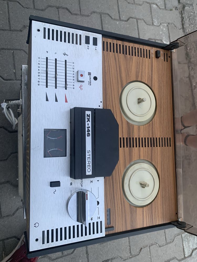 Magnetofon Unitra ZK-146 Stereo – nowe paski, stan bdb