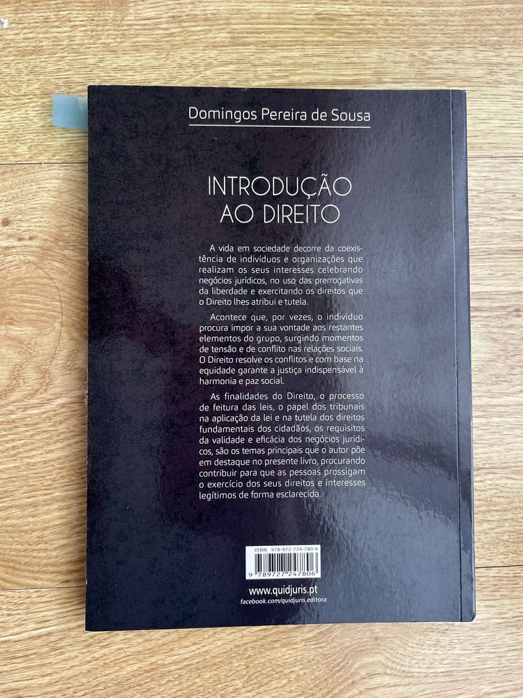 Livro Introdução ao Direito