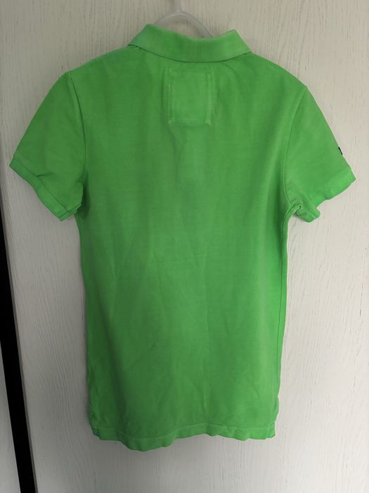 Zielona kosxulka polo superdry uniwersalna bawelniana