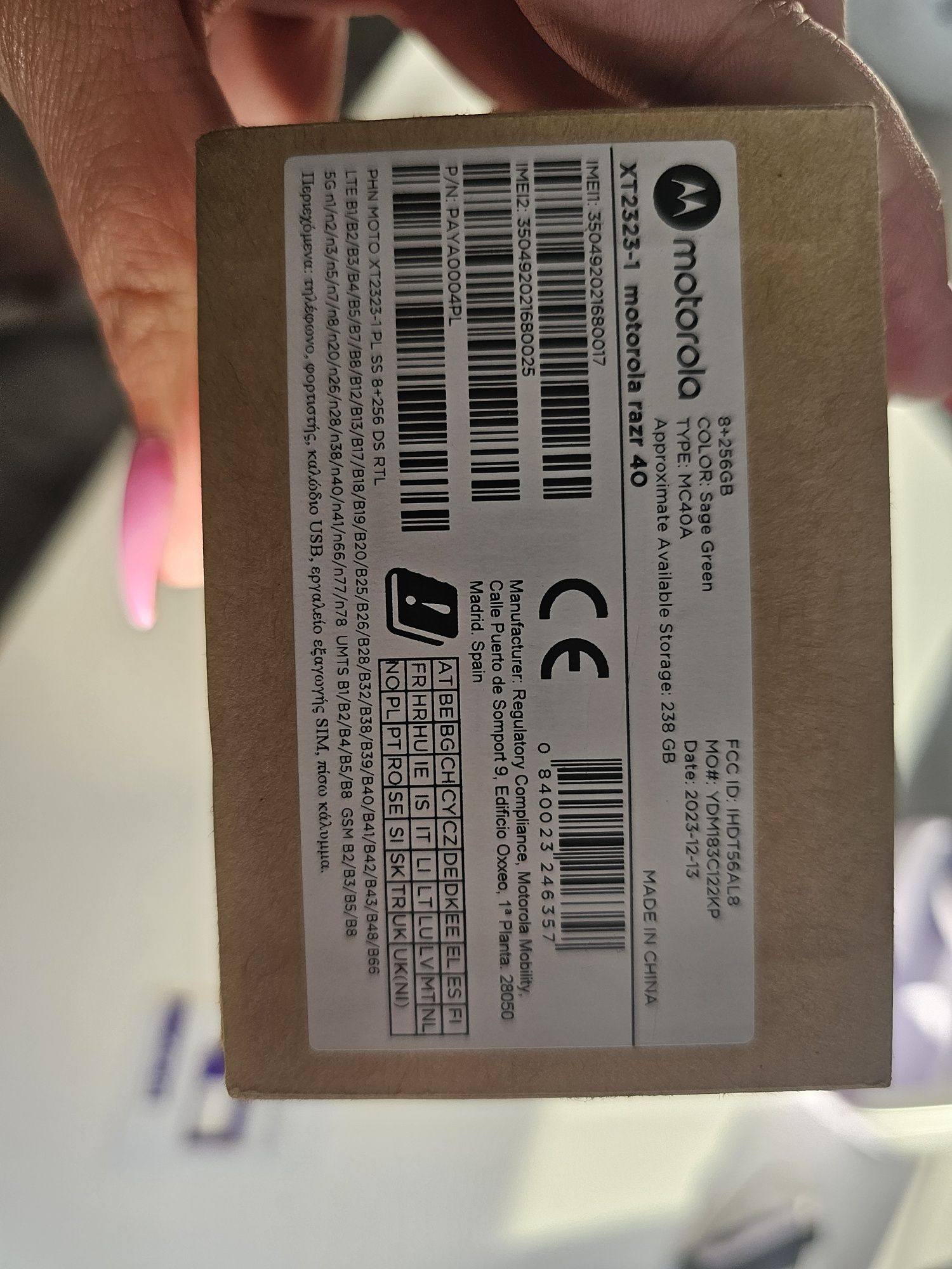 Motorola Razr 40 8/256gb nowa